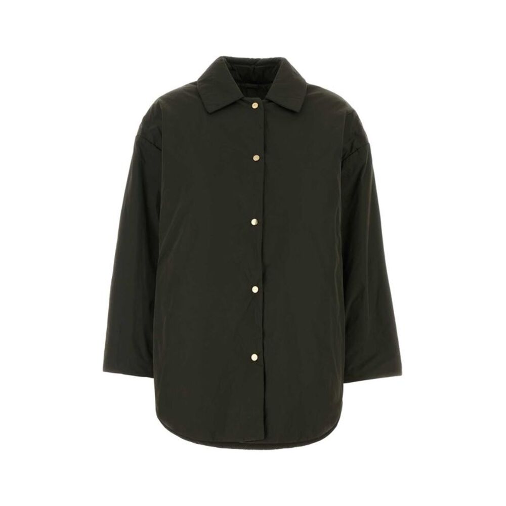 Max Mara The Cube Women Olive Green Polyester Carlotta Padded Jacket